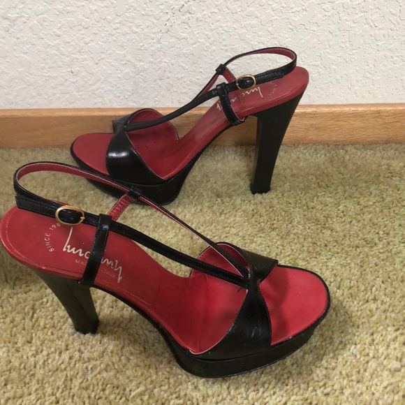 Vintage 90’s Luichiny 4” Strapy Heels - Picture 2 of 4